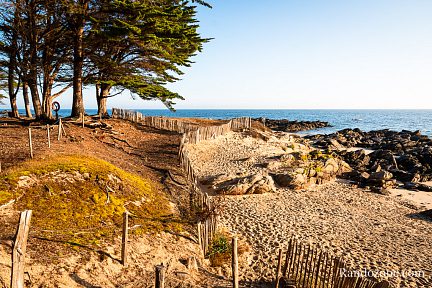Plage sur l'ile d'Yeu