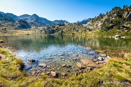 Lac de Tracens, au pied du col du même nom