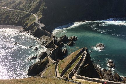 Escalier de Gaztelugatxe au Pays-Basque espagnol