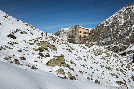 En revenant vers le refuge de la Glère