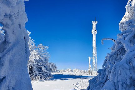 Ici tout est blanc et immaculé, quel spectacle !