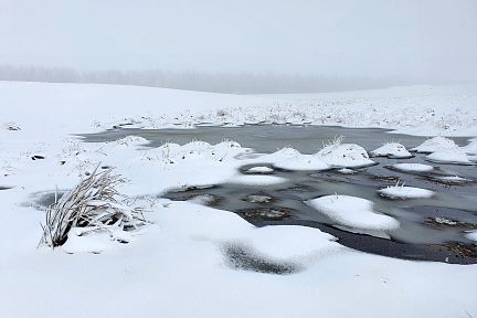 Le ruisseau de Sagne Nègre près de Fontanilles en Lozère