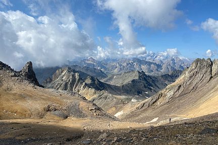 Montagnes sur le France Est Trail