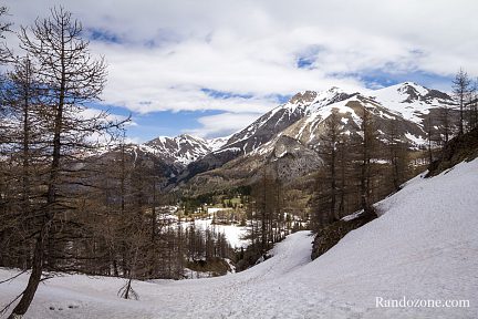 Descente vers le parking
