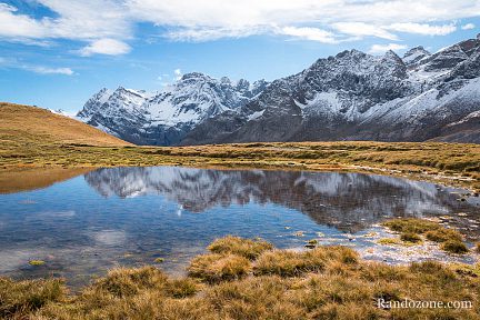 Reflet près du col de Tentes