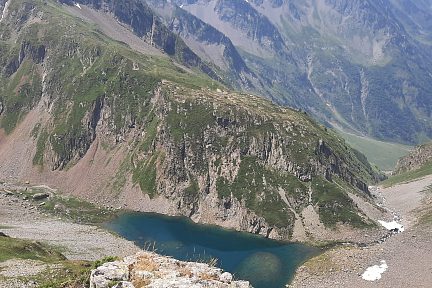 Lac de Rabiet depuis Packe