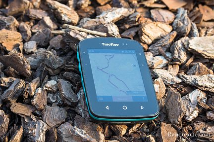 Tracé gps sur l'appareil Twonav Terra