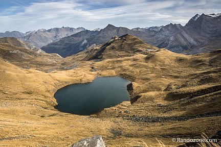 Lac des Espécières depuis le col du même nom