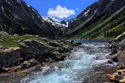 Lac de Gaube en Juin 2019