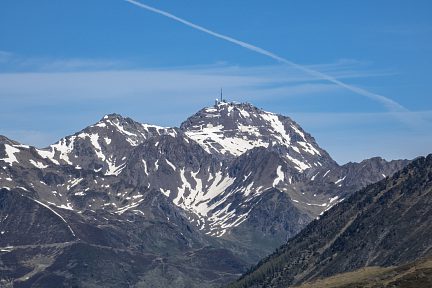 Vue sur le Pic du Midi de Bigorre, depuis le pic de Bergons