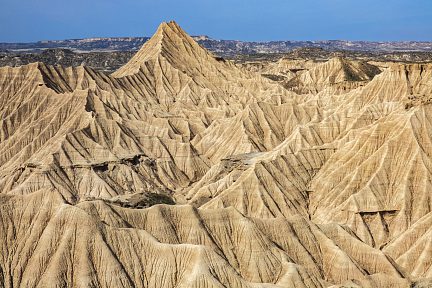 Bardenas Reales, zone de la Piskerra, vue 2