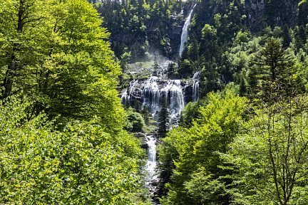Cascade d'Ars, randonnée depuis Aulus-les-Bains, vue 1
