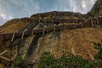 Passerelles de Montfalcó, Congost de Mont Rebei, vue 1