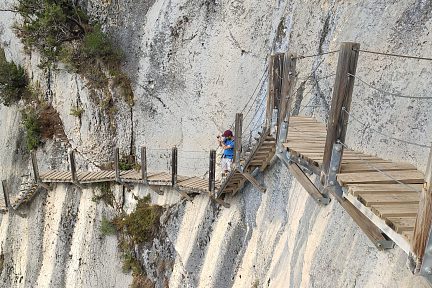 Passerelles de Montfalcó, Congost de Mont Rebei, vue 2