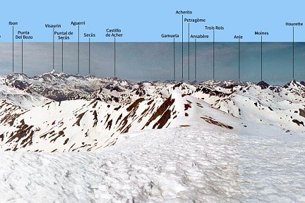 Panorama identifié depuis le Canaourouye