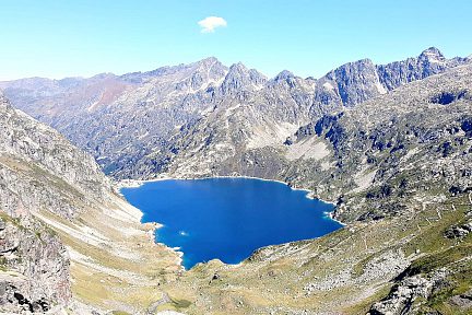 Au dessus du lac d'Artouste
