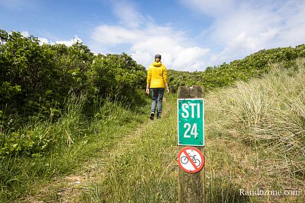 Sur le sentier Sti 24 au Danemark