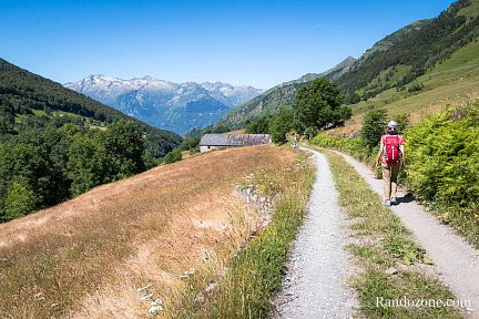 Sur la piste entre Barèges et Luz-Saint-Sauveur