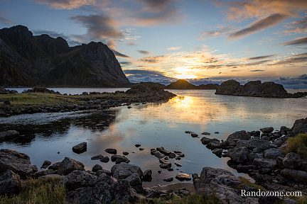 Balade le long de la mer dans les îles Vesteralen