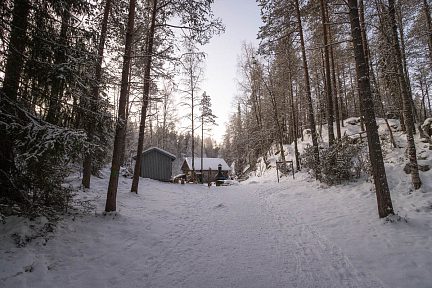 Nous arrivons sur le site de Myllykoski en Finlande