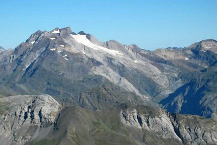 Glacier du Vignemale depuis le Casque du Marboré