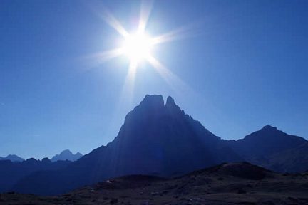 Pic du midi d'Ossau soleil