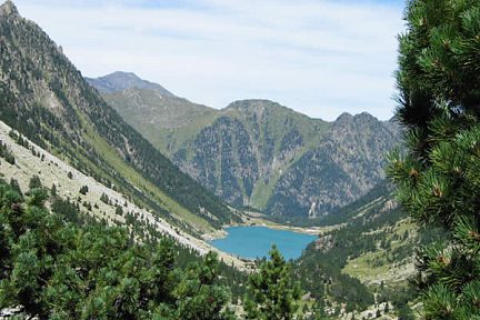 Au dessus du lac de Gaube
