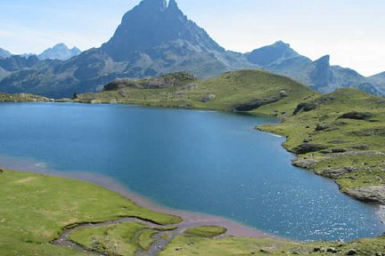 Lac Gentau depuis le pic d'Ayous