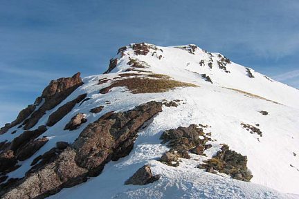Las Arroyeras, la crête qui mène au pic