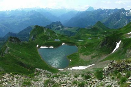vue Sud-est du pic