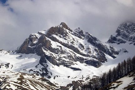 Pic Rouge de Pailla sous la neige