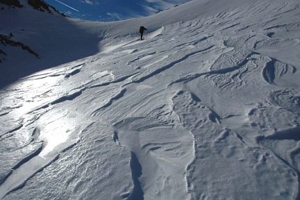 Effet de neige en montagne