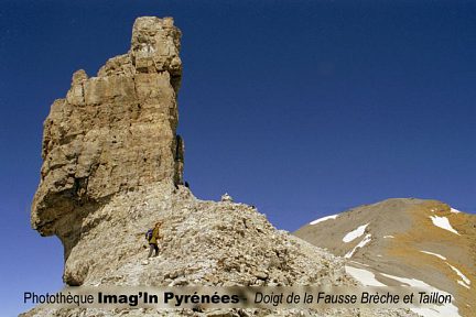 Doigt de la Fausse Brèche avec le Taillon en arrière-plan