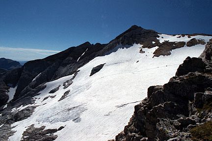 Glacier d'Ossoue et ses cordées