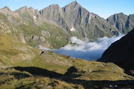 Mont Valier depuis la route du Port d'Aula