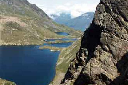 Lacs de Boums depuis Vénasque