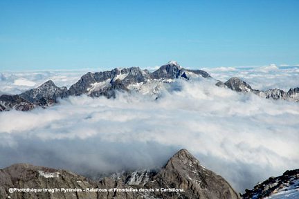 Massif du Balaïtous et les Frondellas depuis le Cerbillona