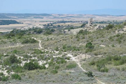 Castillo de Penaflor lors d'une sortie en VTT