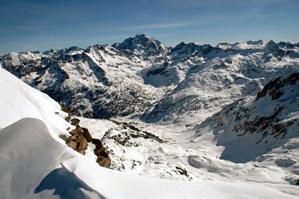 Vignemale vu depuis le Bernat Barrau