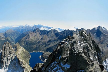 Lac de cap de long depuis le sommet du Néouvielle 3091m