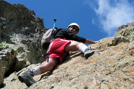 escalade Ossau 2em cheminée