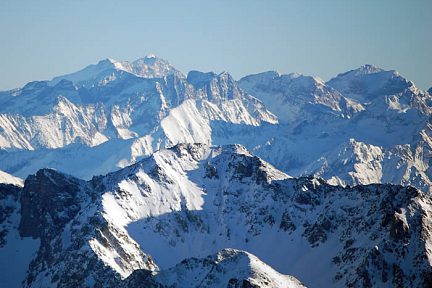 Pic d'Aneto 3404m depuis le pic du midi de Bigorreuis