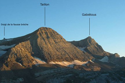 Gabiétous depuis le pic des Tentes