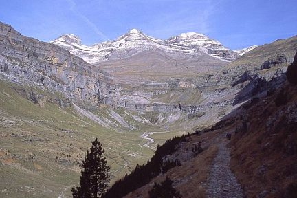 Faja de Pelay, Cylindre, Mont Perdu et Soum de Ramond