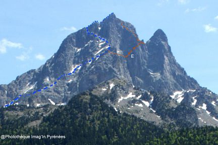 Pic du Midi d'Ossau face nord