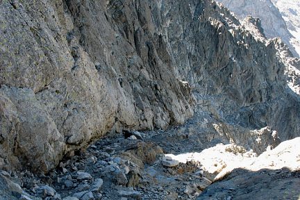 La Grande Diagonale lors de l'ascension du Balaïtous