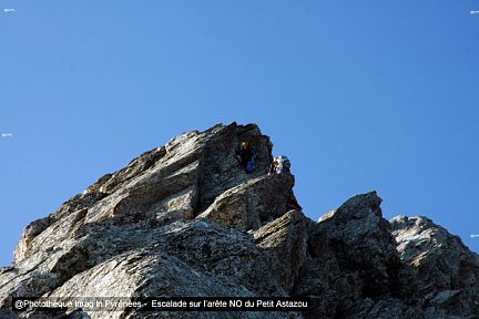 Petit Astazou, arête NO