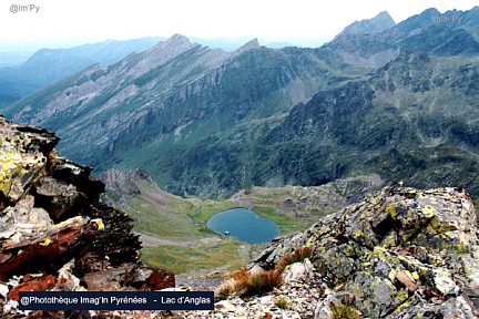 Lac d'Anglas, vallée d'Ossau, sur la montée à l'Arre-Sourins