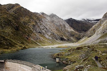 Barrage et lac d'Ossoue