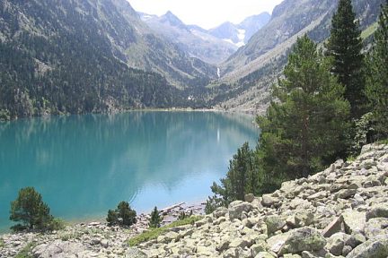 Le lac de Gaube avec au fond le Vignemale